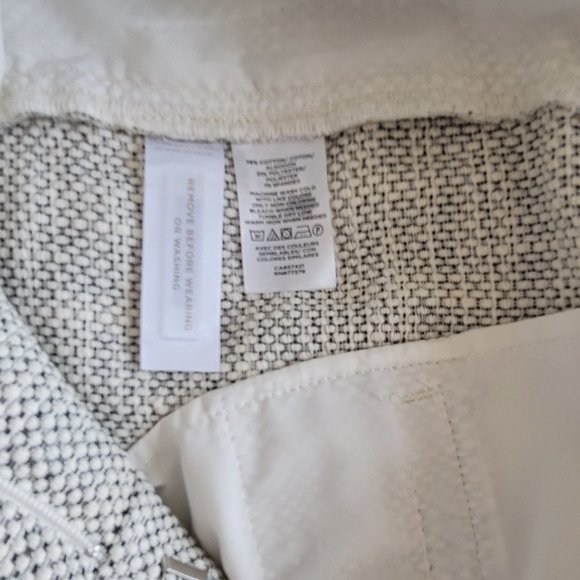 Ann Taylor Cream and Black Trousers - Picture 6 of 7